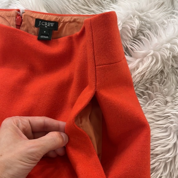 J. Crew wool mini skirt with pockets size 2 - Picture 3 of 4
